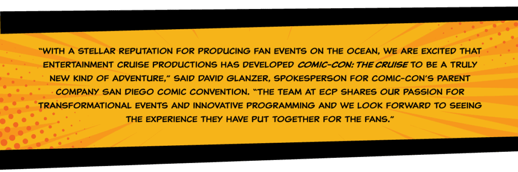 Comic-Con: The Cruise Quote